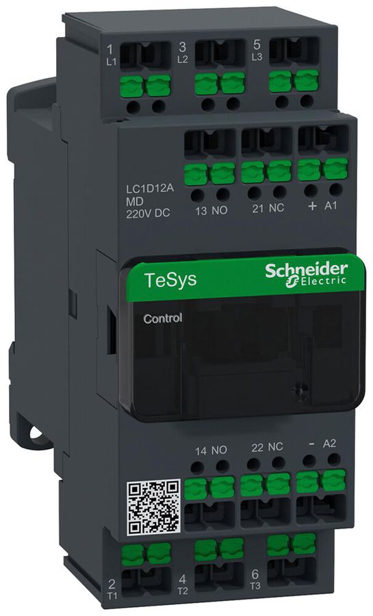 Leistungsschütz TeSys DECA 220VDC 3NO 25A 12A 1NO 1NC