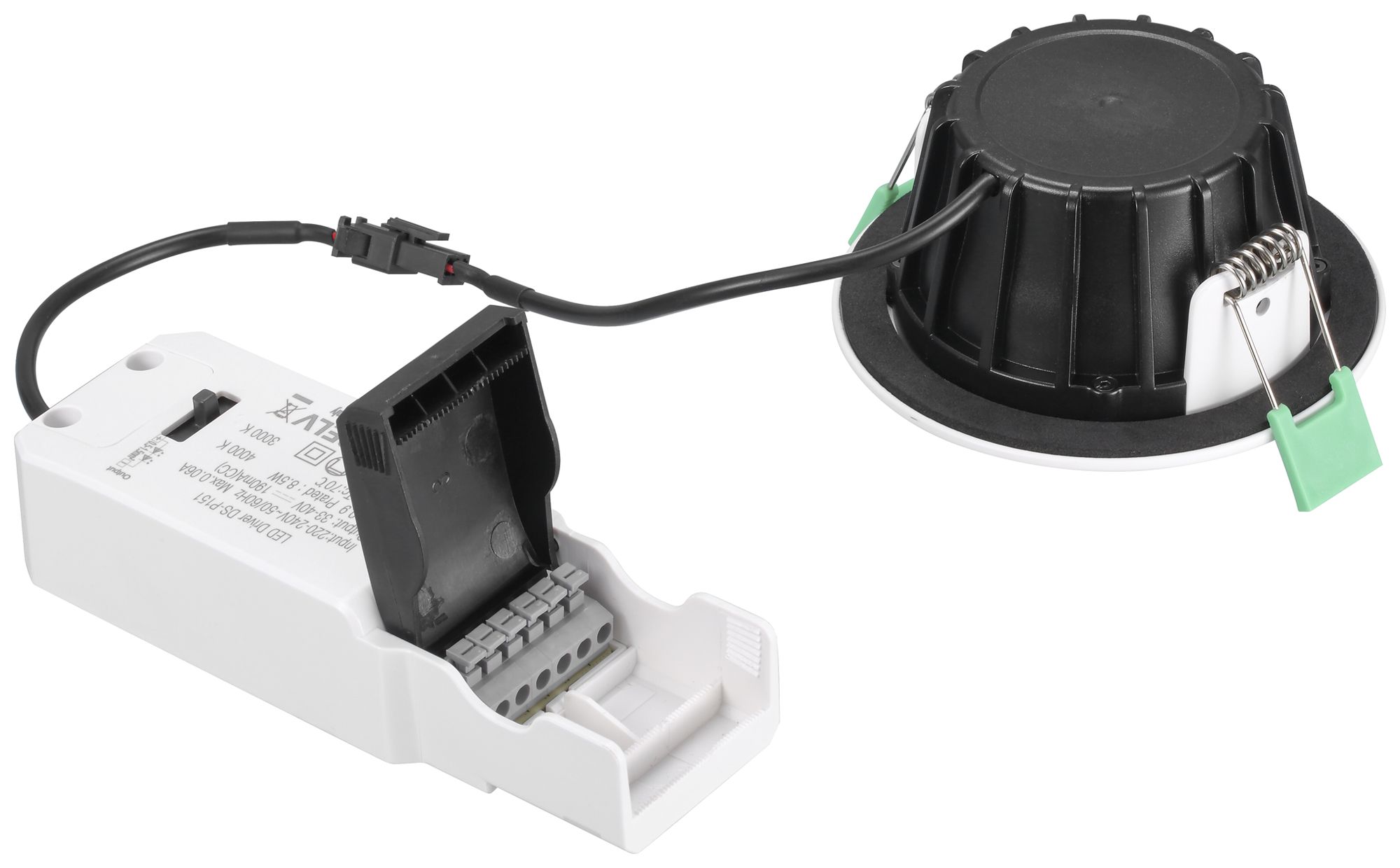 LED-Downlight Sylvania OBICO 8.2W 820lm 930/940 IP65 38° DIM Ø96mm weiss