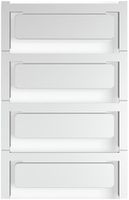 Marcatore per apparecchi Weidmüller MultiCard CC autoadesiva 15×60mm PA66 grigio
