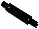 Verbinder DOTLUX dreiphasig, gerade mit Mitteleinspeisung schwarz