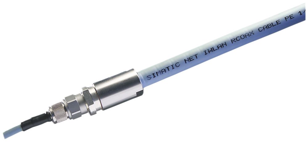 Câble coaxial Siemens IWLAN RCoax 2GHz 50Ω AM3, sans halogène, turquoise pastel