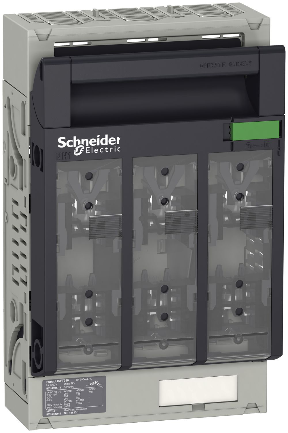 Interrupteur de charge Schneider Electric ISFT250 3P connexion M10