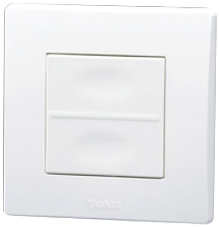 Poussoir RF AP URMET TLM2-U Zigbee bus émetteur mural complet 2 can blanc
