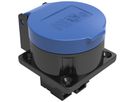Prise INC ELBRO T13 IP55 10 A 230 VAC IK08 noir/bleu S+ joint inclus