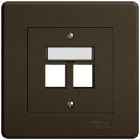 Kit de montage ENC EDIZIO.liv Keystone SNAPFIX® droit 2× br