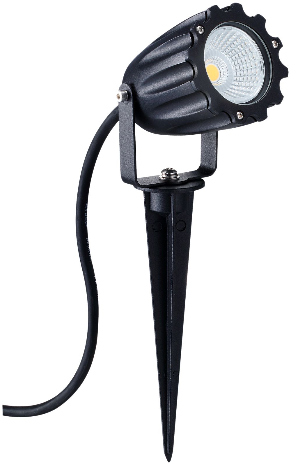 Lampada a picchetto LED Spikelight 230V, 5W, 4000K, 360lm, IP67, 55°, nero