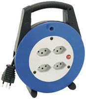 Kabelrolle VL-XL Vario Line Ø220mm 4×T13 15m H05VV-F 3×1mm² sz