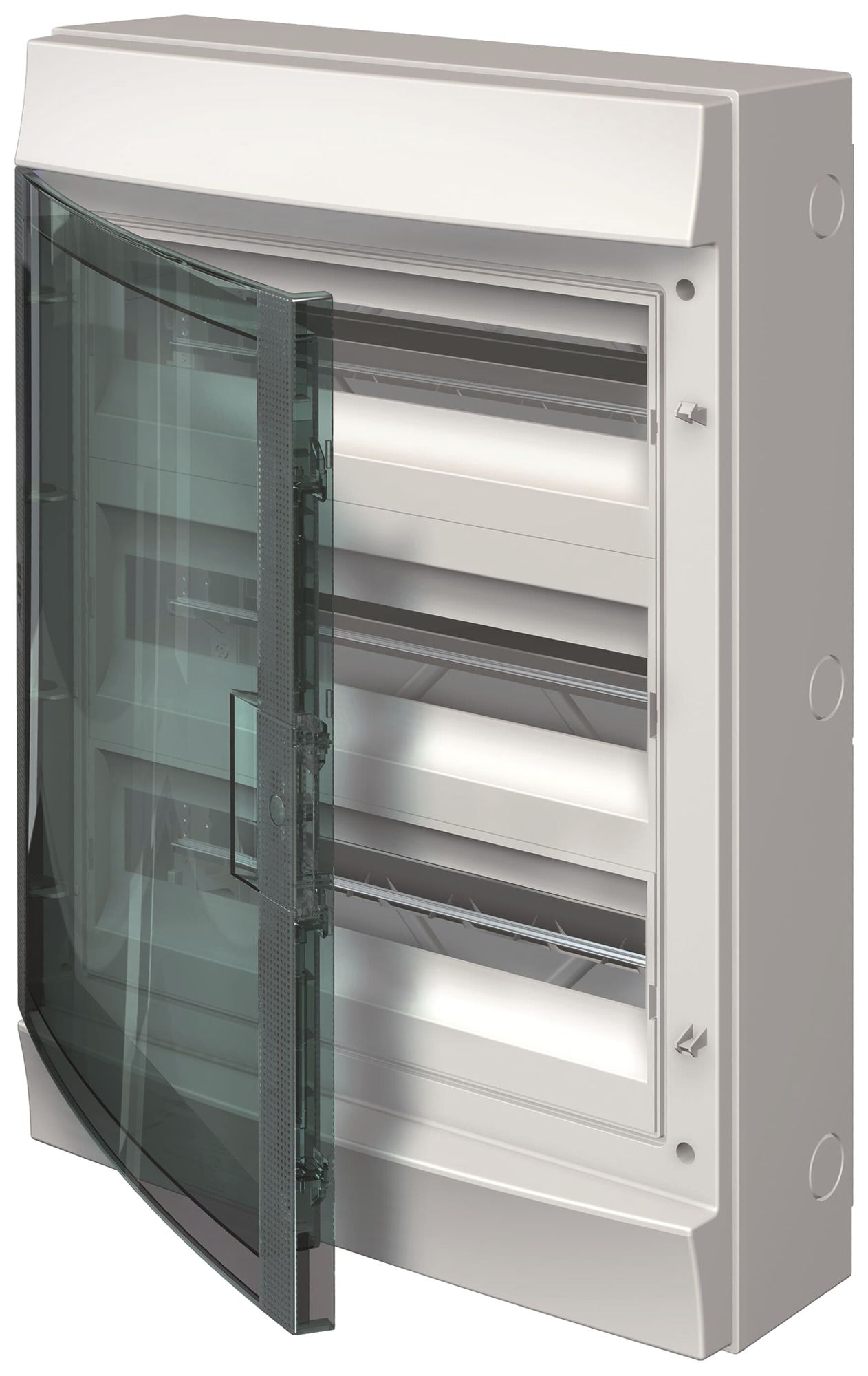 Distributore AP ABB M65W354TN3, 3 file, 54UM, 600×430×155mm, IP65, grigio