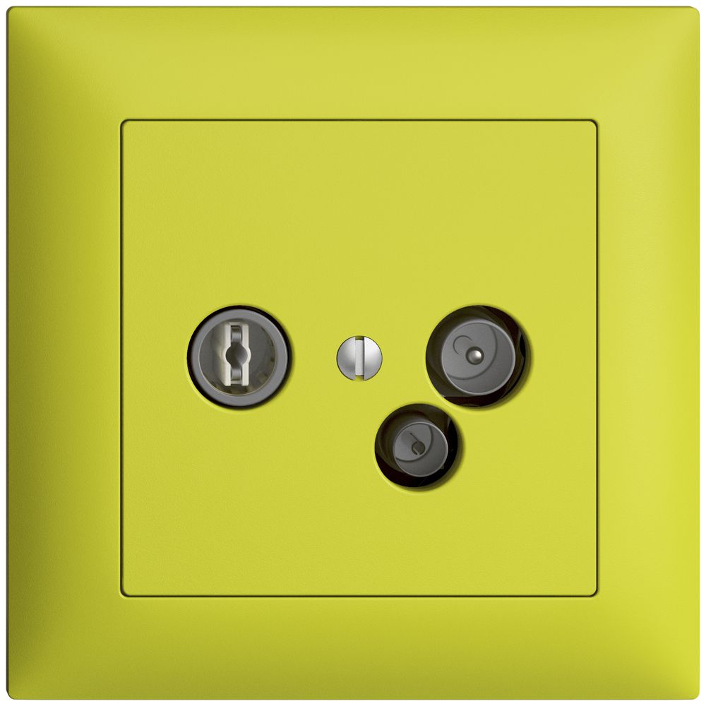 UP-Antennendose TV-R-Daten DD11 5…65MHz EDIZIOdue lemon