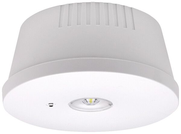 Notleuchte ESYLUX ELH-2 1.5W 120lm 6000K 3h Ø123×57.5mm weiss