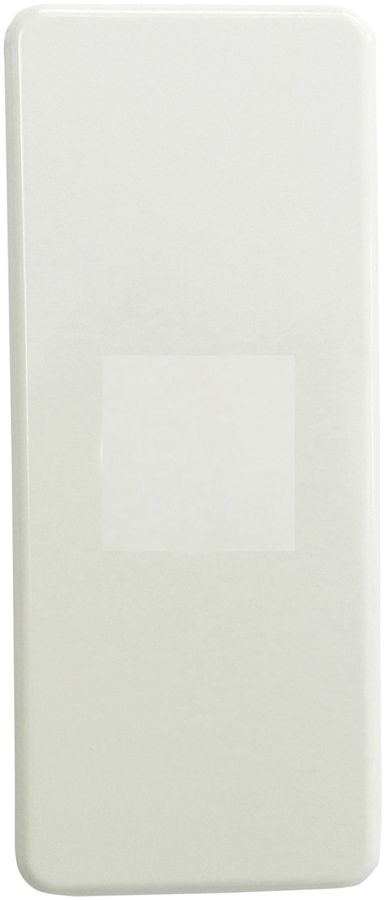 Placca di copertura 3×1 senza foro bianco