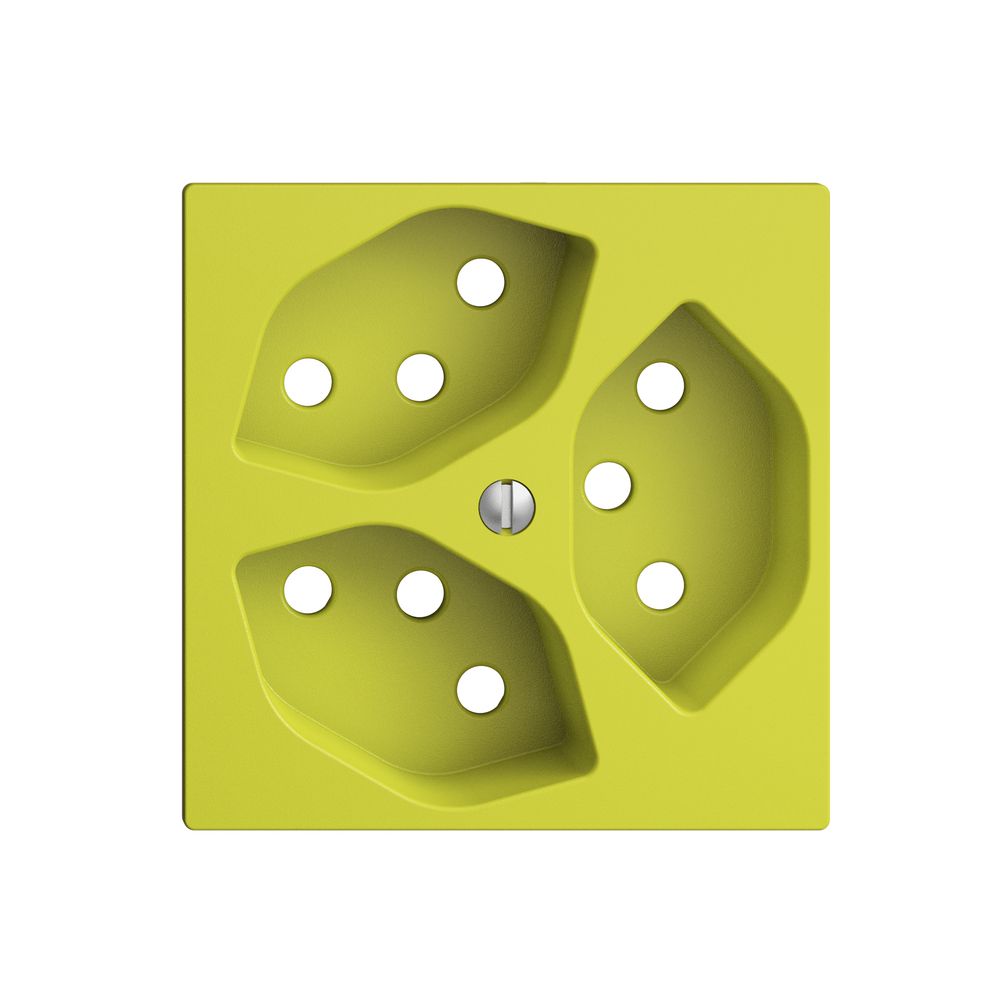 Frontplatte EDIZIOdue 3×T13 lemon