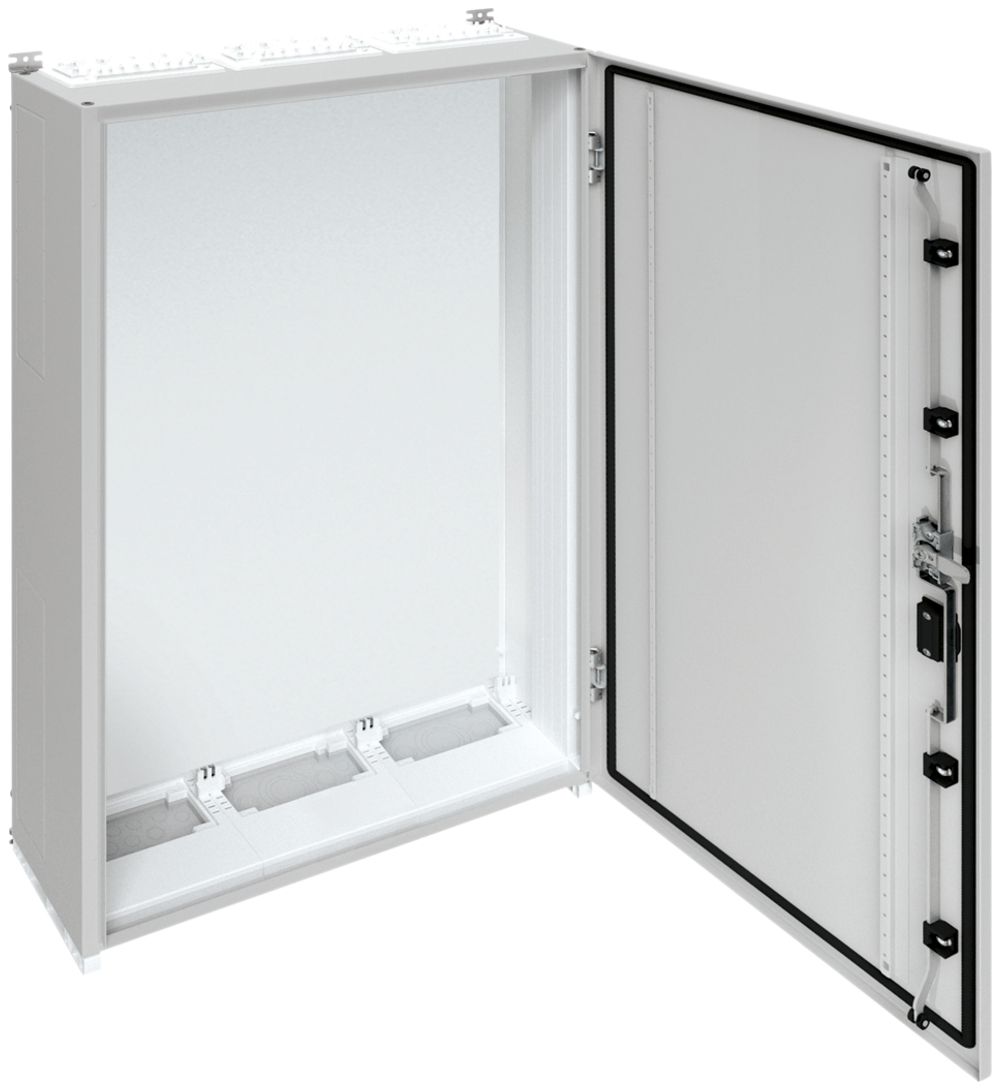 Armadio murale Hager univers con porta piena CP II IP55 1400×800×275mm RAL 7035