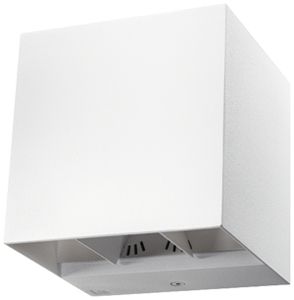 Applique LED SG Artes 8W 500lm 840 IP65 VAR dir./indir.120×120mm blanc