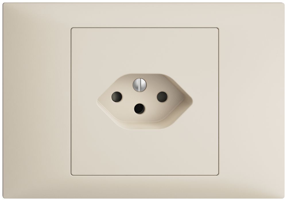 Presa INS EDIZIOdue BKE T13 crema