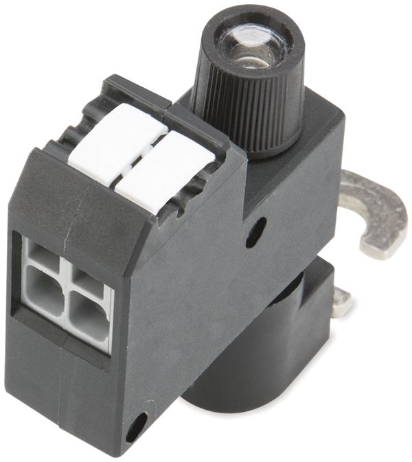 Potentialabgriff WAGO M6-Befestigung, mit Sicherung 400VAC 2A 0.2…6 mm²