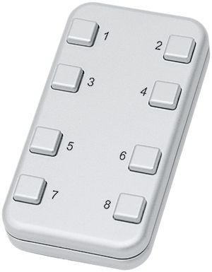 Telecomando mini RF Eltako al/antracite 1…8, FMH8