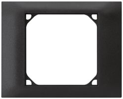 Cadre de recouvrement kallysto 80×100mm à visser noir