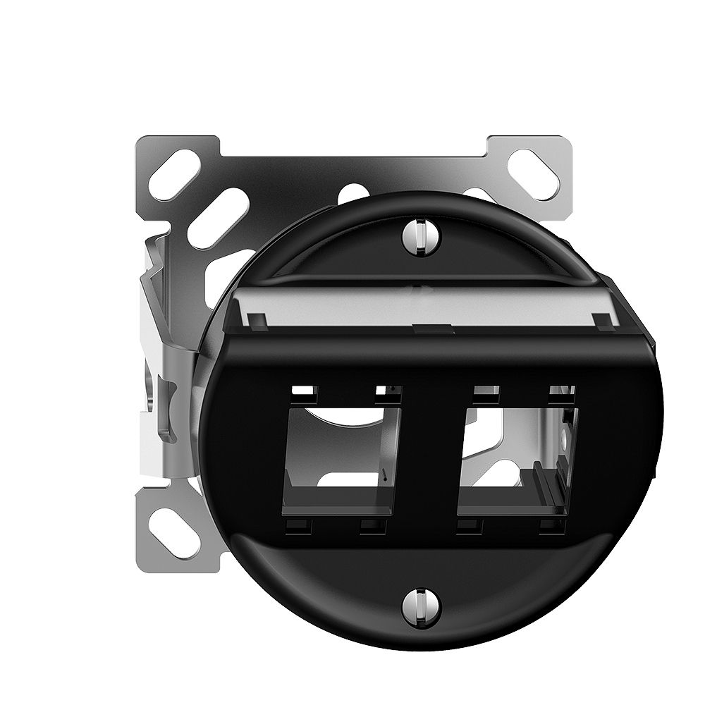 Kit de montage AP Sdue QX.CO.54, avec capot de sortie oblique 2×RJ45 freenet no