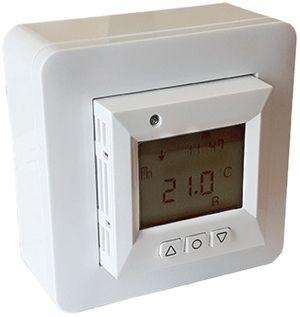 Thermostat Frico EcoDesign TAP16R 230V 7…37°C 87×87×52mm IP21 blanc