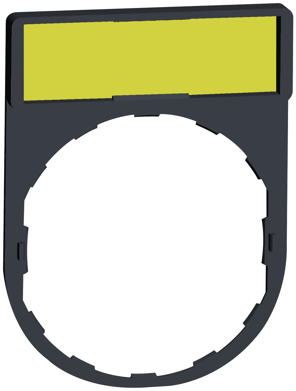 Schildträger Schneider Electric 30×40mm weiss ohne gelb