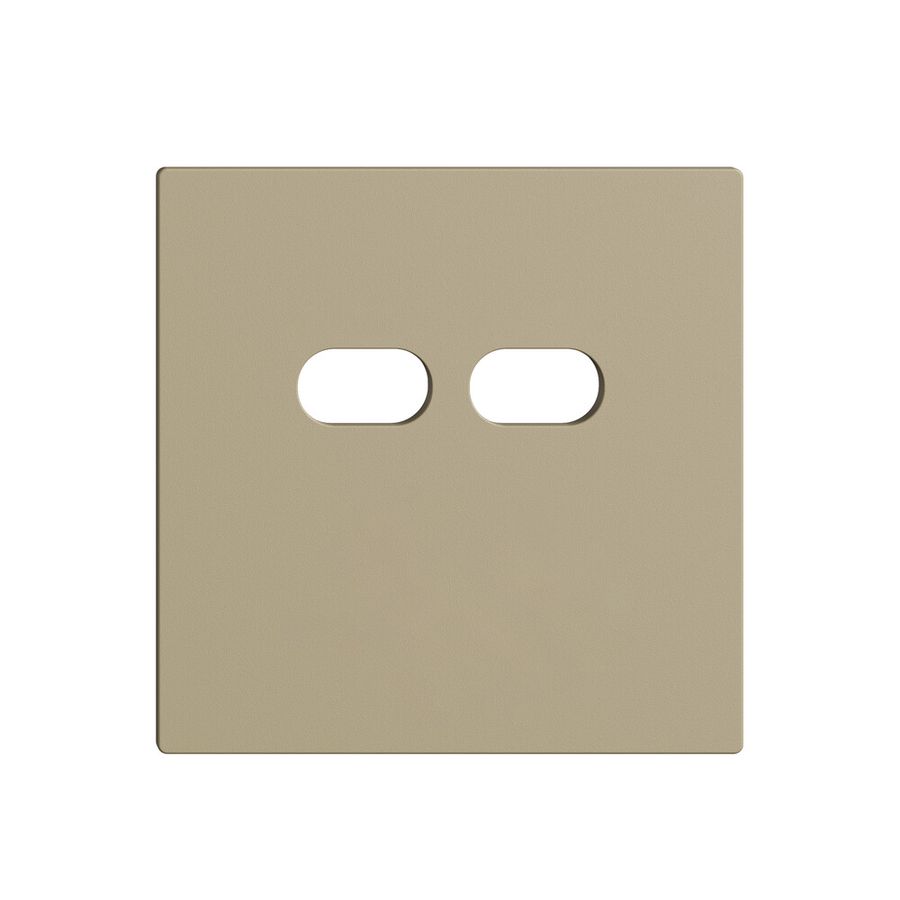 Montageset Feller EDIZIOdue für Steckdose USB 18W 2×Typ C sand