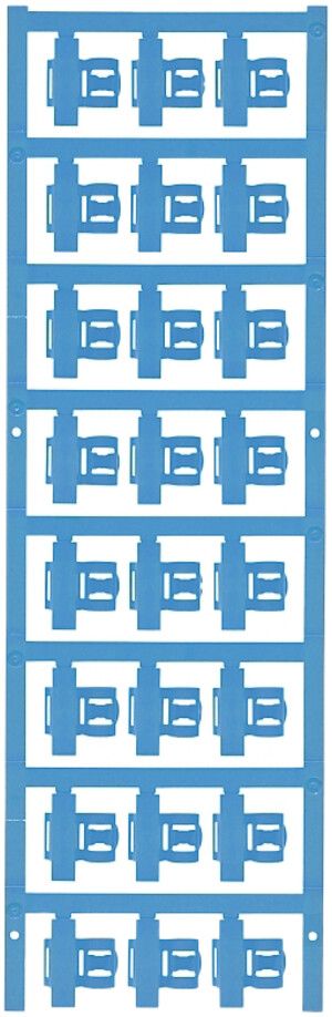 Leitermarkierer Weidmüller MultiCard SFC für Ø4…6mm 21×9.3mm PA66 blau