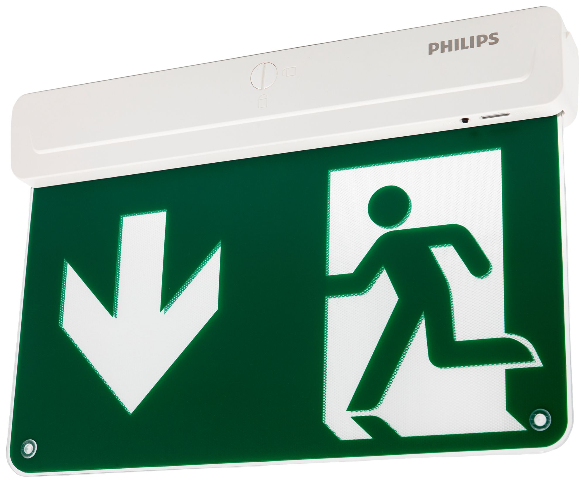 Luminaire de voie de secours LED Philips EM159C plafond 23lm 3h at blanc