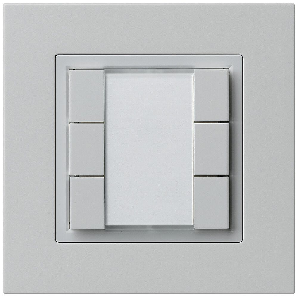 AP-Multifunktionstaster kallysto.pro KNX RF 6-fach hellgrau