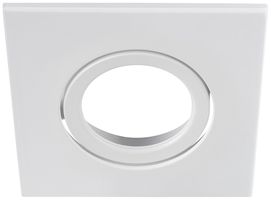 Abdeckring SLV UNIVERSAL IP20 Kunststoff 88×88×3.5mm weiss