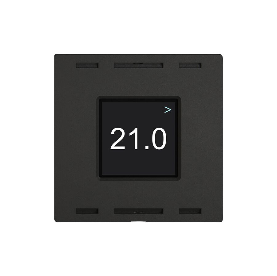 Raumtemperatursensor EDIZIO.liv Wiser SNAPFIX® 230V 5…30°C schwarz