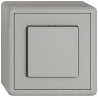 AP-Druckschalter EDIZIO.liv SNAPFIX® Aus/Wechsel 3/1L hgu