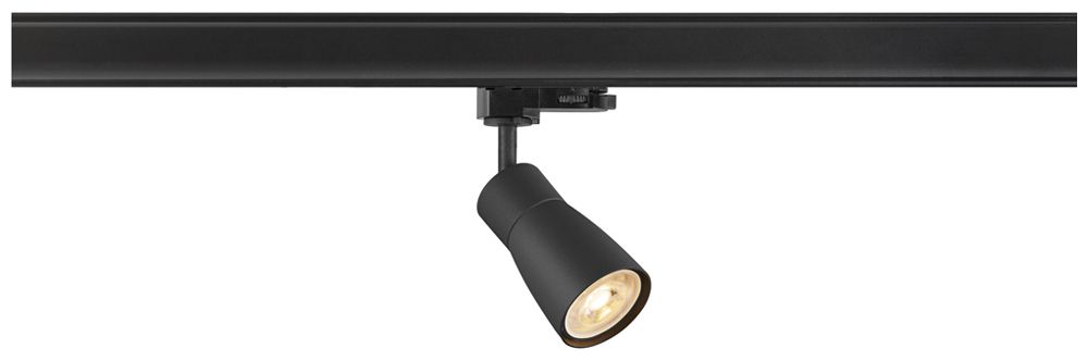 Spot SLV PURI 2.0 Dome GU10 1×6W VAR AD3PH Ø55mm noir