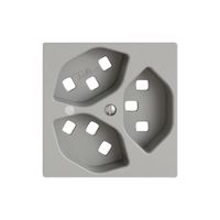 Montageset EDIZIO.liv SNAPFIX® für 3×T23 mit Frontlinse hgu