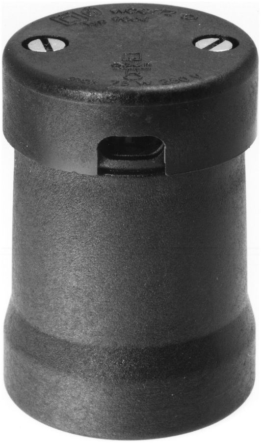 Illuminationsfassung Woertz E27 Isolierstoff schwarz