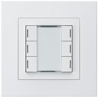UP-Taster kallysto.pro KNX 6×RGB LED s/e-link weiss