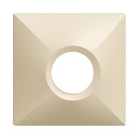 Fronthaube eckig EDIZIOdue crema für Bewegungsmelder PIRI 360°