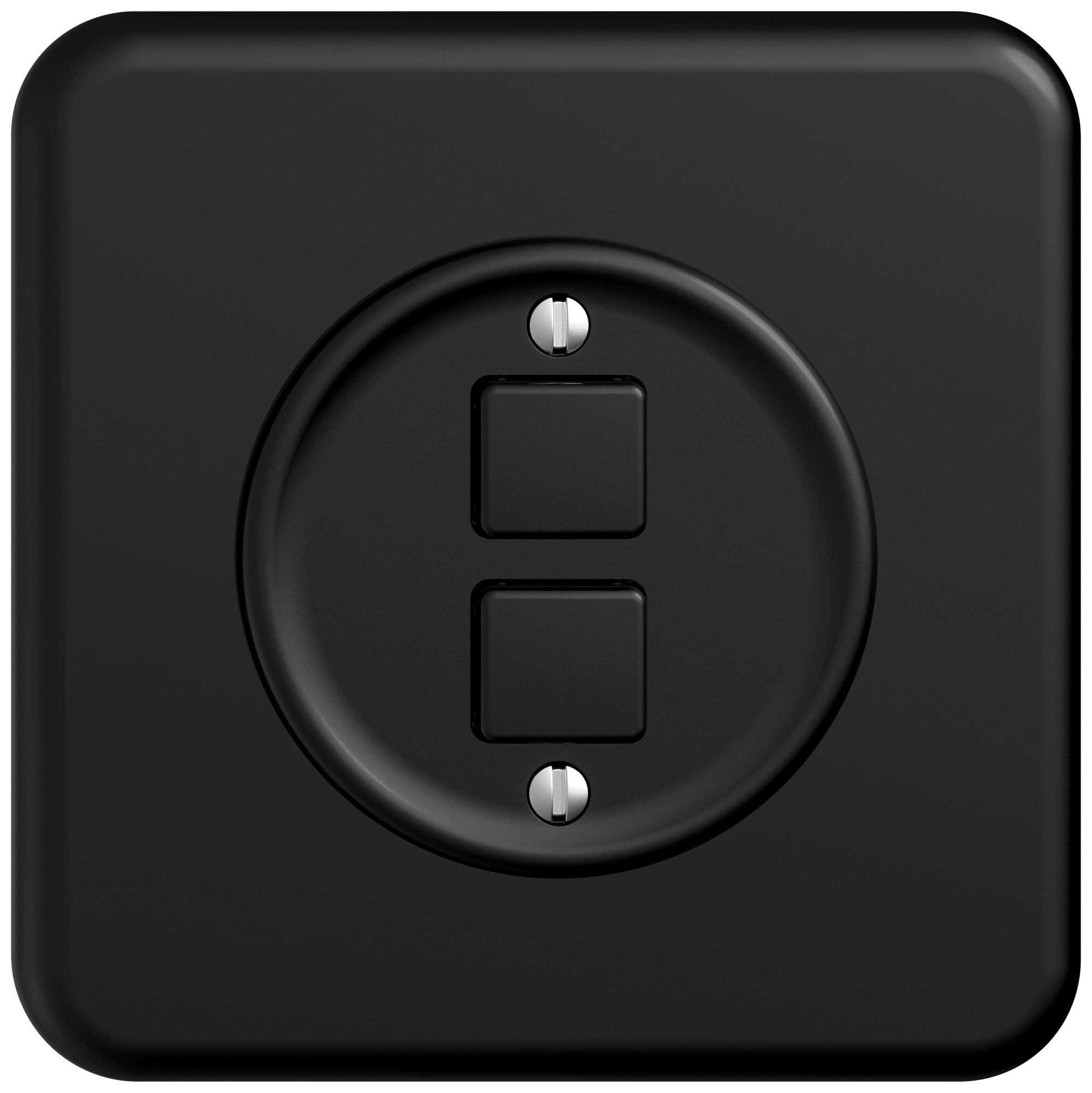 UP-KNX-Taster RGB STANDARDdue SNAPFIX® 2×Taste m.Temperaturfüh.sz