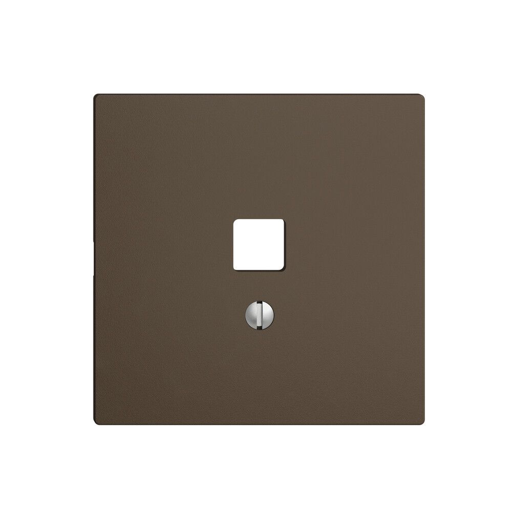Frontset EDIZIOdue coffee 60×60mm für Datenschnittst.USB