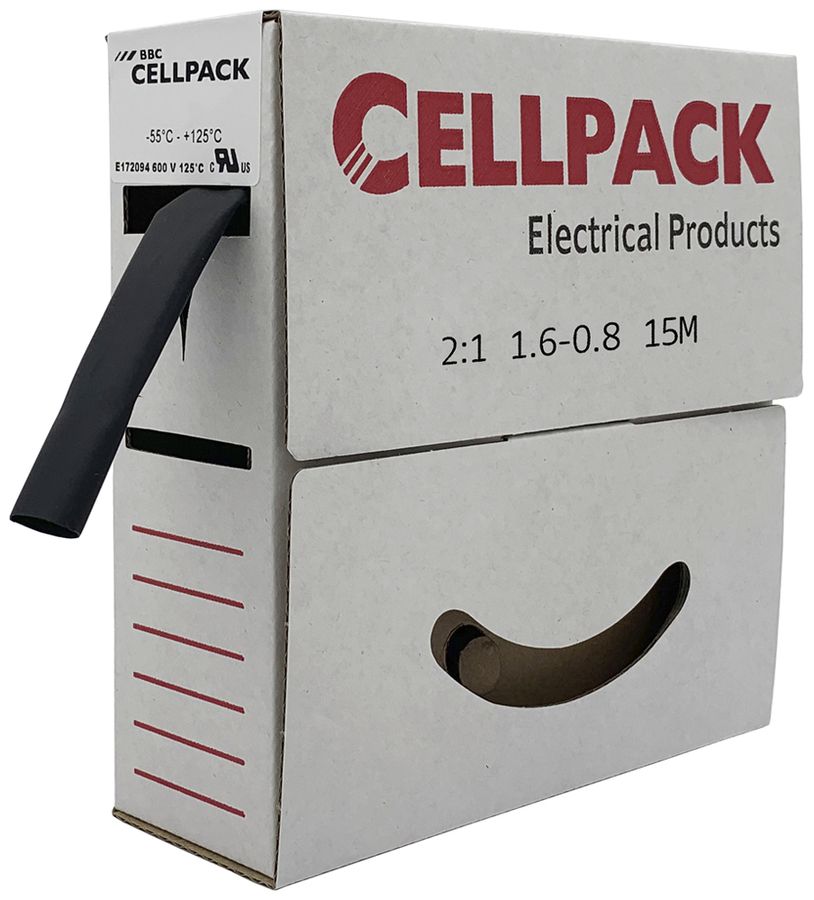 Guaina retrattile SB 3mm×15m nero