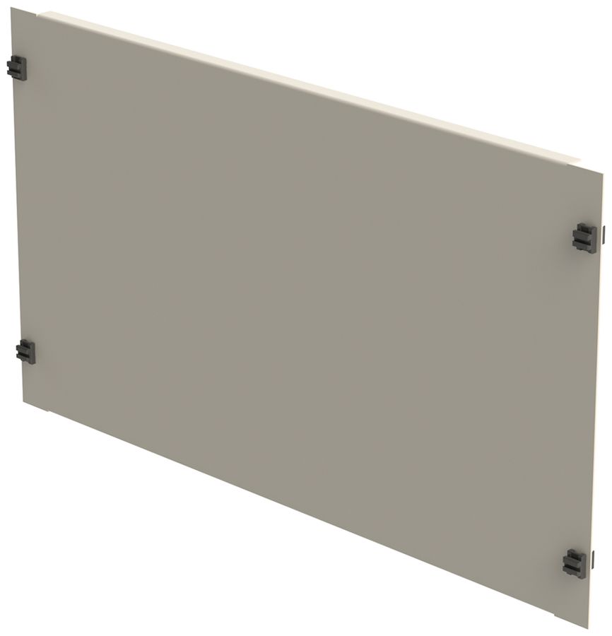 Blindplatte 19" Schnellverschluss 6HE Stahl grau