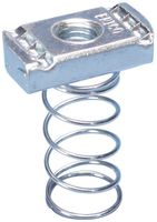 Gleitmutter Caddy M8 mit langer Feder, zu Schiene Typ A, feuerverzinkt