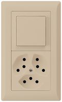 Combinaison ENC kallysto.line grd.I-I verticale poussoir+combi.S3/type 13 beige