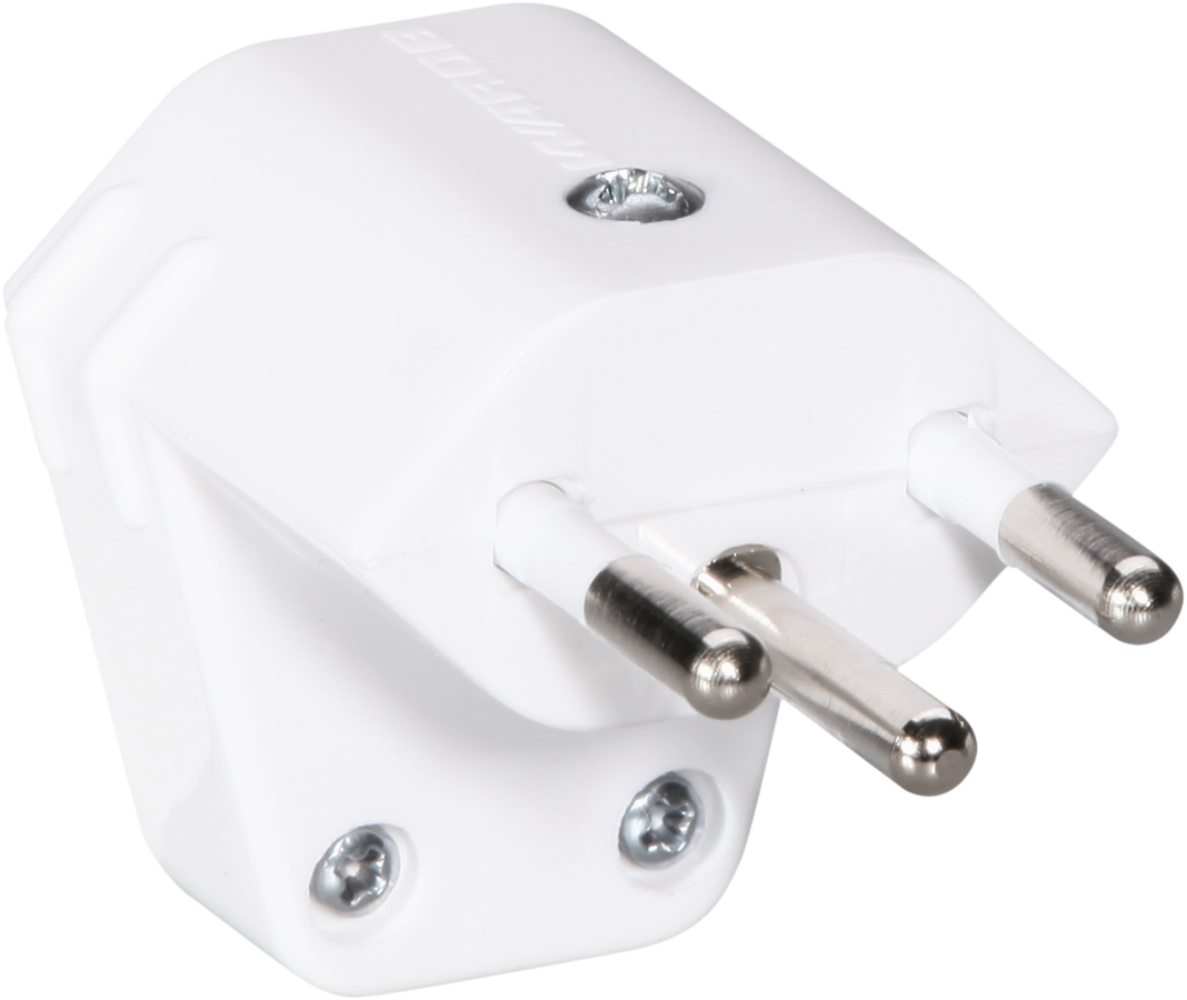 Stecker Warob T12 Einführung vertikal weiss