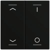 Wippe MDT BE-TAL60W216.C1 1T/4B f.Sensortasten schwarz matt "Jalousie"-"I/O"