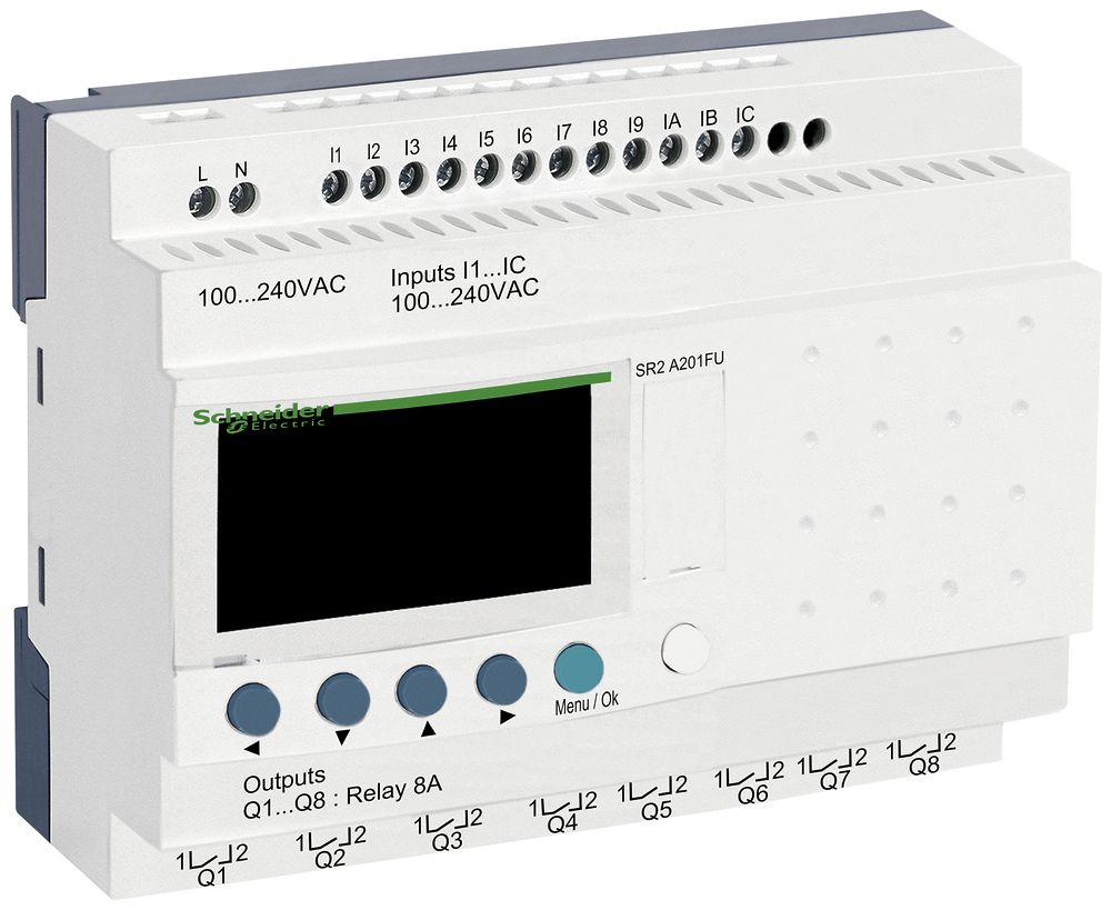 Appareil de commande Schneider Electric Logic 8A 240VAC