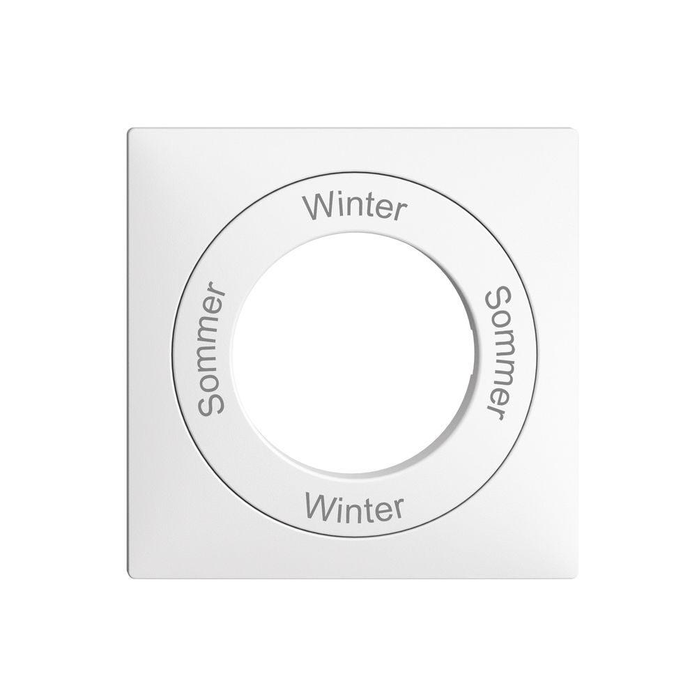 Frontset Sommer-Winter-Sommer-Winter EDIZIOdue 60×60mm weiss