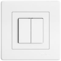 UP-Druckschalter/-taster EDIZIO.liv SNAPFIX® Schliesser-Öffner+Wechsel 3/1L ws