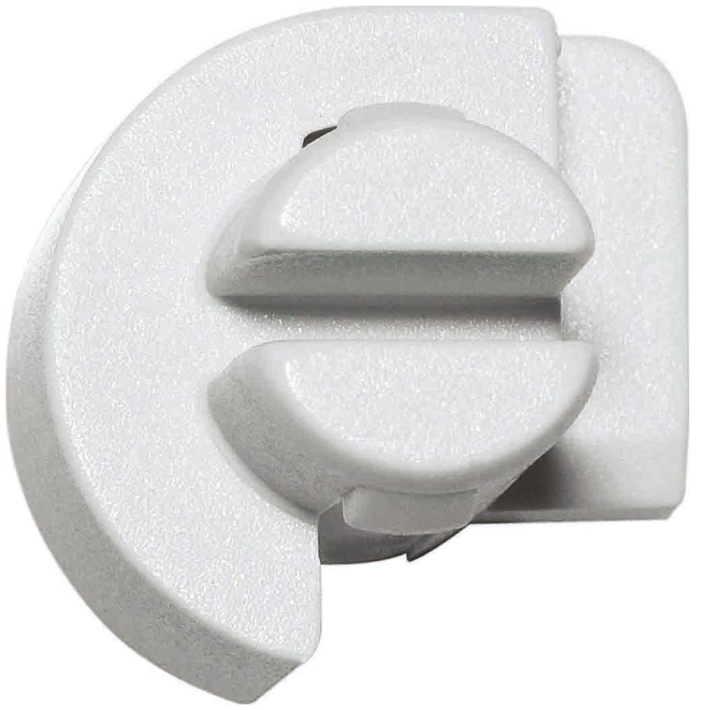 Clip de verrouillage Hager pour capot de recouvrement weber.hse jeu de 2 pièces