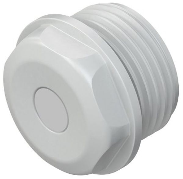 Würgenippel M20 mit Membran grau 9…12mm geschlossen